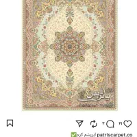 فرش پاتریس ابریشم ۱۲۰۰شانه با تراکم ۳۶۰۰