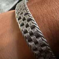 دستبند نقره مردانه