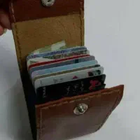 کیف مدارک قهوه ایی گمشده