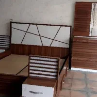 سرویس خواب میز آرایش و پاتختی ام دی اف اصل|تخت و سرویس خواب|شیراز, سینما سعدی|دیوار