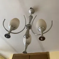 یک جفت لوستر استیل خیلی نو