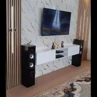 ال ای دی ۵۵ (TCL) و ۲ عدد اسپیکر مارشال|تلویزیون و پروژکتور|سنندج, |دیوار