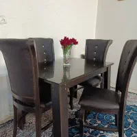میز ناهار خوری چهارنفره|میز و صندلی غذاخوری|اهواز, کوی جواهری|دیوار