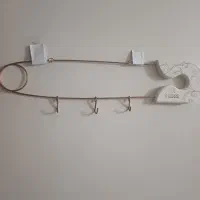 رخت آویز سنجاق 50 سانتیمتر  با سه عدد قلاب