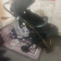 کالسکه مشکی بچه