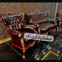 مبلمان کلاسیک اداری میزومبل رنگ درباری|دفتر کار|چهاردانگه (تهران), |دیوار