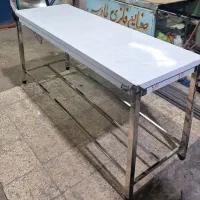 میز کار استیل و سینک