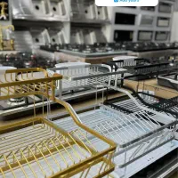 آبچکان رو میزی آبچکان استیل mdf ( رنگ ثابت )