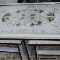 میز جلو مبلی همراه چهار عدد اصلی