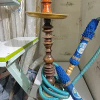 قلیون چوبی قدیمی