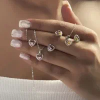 نیمست نقره قلب