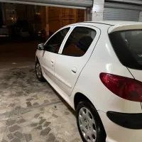 206 سفید مدل 1400|خودرو سواری و وانت|رشت, معلم|دیوار