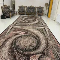 ی جفت فرش ۹ متری کهکشان به همراه ۴ تا پشتی ست هم