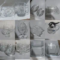 ظروف شیشه ای در حد نو