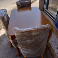 میز نهار خوری ۴ نفره با پارچه لینا