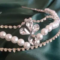 تاج و ریسه مو مخصوص عروسی ،تولد، فرمالیته