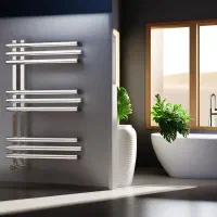 حوله خشک کن استیل دکوراتیف  زیبای و گرمایشی