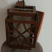 لوستر چوبی