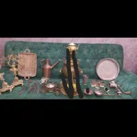 قدیمی عتیقه نوستالژی برنجی مسی