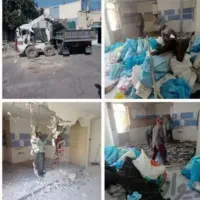 تخریب ساختمان (کلی و جزئ) دیوار آرک کف شومینه سقف