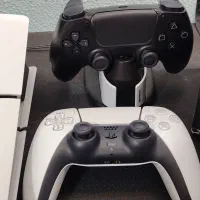 ps5 slim digital دو دسته همراه پایه شارژر در حد نو|کنسول، بازی ویدئویی و آنلاین|شاهینشهر, مسکن مهر|دیوار