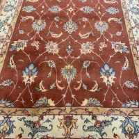 فرش دستبافت جفت ۶ متری تبریز نقشه افشان لاکی|فرش|اردبیل, |دیوار