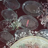 ظرف میوه خوری  خورشت وبرنج شیشه وچینی