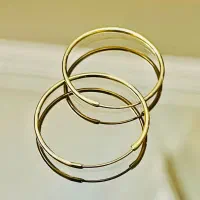 گوشواره حلقه ای از ۴میلیون طلا کم وزن|جواهرات|ساوه, |دیوار