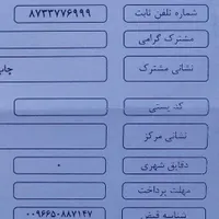 خط تلفن بهاران، شماره رند.