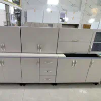 کابینت دورش فلز نما چوب دنیای کابینت 8558