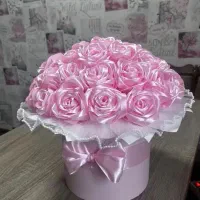 دسته گل روبانی جاودان