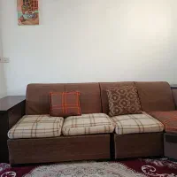 مبل راحتی L کرم قهوه ای|مبلمان خانگی و میز عسلی|نوشهر, |دیوار