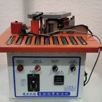 دستگاه لبه چسبان منحنی وراسته زنPVCپرتابل کارگاهی