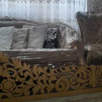 کتیبه سلطنتی تاجدار به طول ۳.۸۰|پرده، رانر، رومیزی|تهران, قصر فیروزه ۲|دیوار