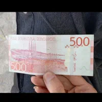 پونصدکرون سوئد اسکناس کلکسیونی|کلکسیون سکه، تمبر، اسکناس|یزد, |دیوار