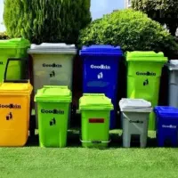 سطل زباله های صنعتی پدال دار و مدل بادبزنی