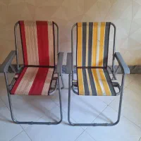 ۲ عدد صندلی تاشو