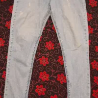 شلوار لی و پارچه ایی