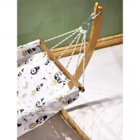 گهواره ننو چوبی تاشو|اسباب و اثاث بچه|قیامدشت - خاورشهر, |دیوار