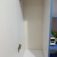 کمد کودک رنگ سفید و آبی|جاکفشی، کمد، دراور|صومعه‌سرا, |دیوار