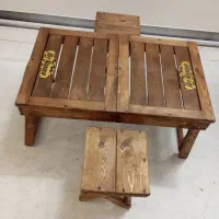 تولید میزهای چوبی کمجا تاشو کمپی