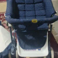 کالسکه.راه راه.کیفه بچه .