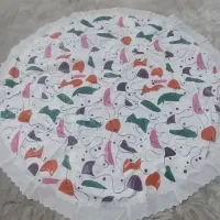 کیسه نان و سبزی و سفره