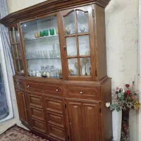 بوفه و ویترین چوب گردو|بوفه، ویترین، کنسول|شیراز, دشت چنار|دیوار