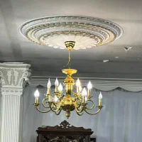 لوستر آبکاری طلا ۲۴ عیار|لوستر و چراغ آویز|مشهد, گلبرگ شمالی|دیوار