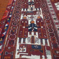 فرش دست بافت قدیمی انتیک بشرط دله