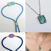 دستبند و گردنبند فیروزه