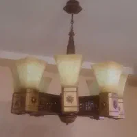 *لوستر 8 شعله شرکتی*|لوستر و چراغ آویز|کرج, برغان|دیوار