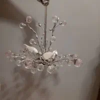 لوستر۶شاخه وست دیوارکوب۳شاخه کریستال اصل اتریش|لوستر و چراغ آویز|فردیس, داوری|دیوار