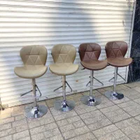 ۴ عدد صندلی اپن جکدار زین اسبی در حد نو نو